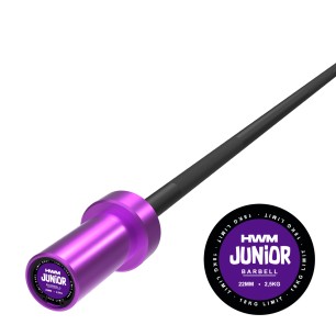 Barra Olímpica 2.2kg Junior Series (Morado) | HWM