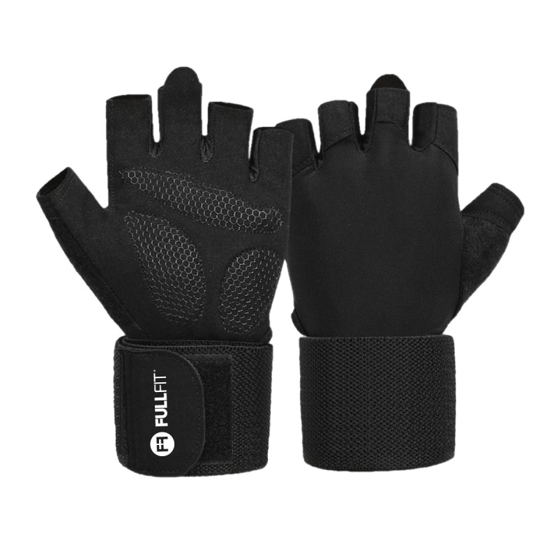 Par Guantes Fitness ActivPro Negro | FullFit