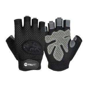 Par Guantes Fitness DryTech Negro | FullFit