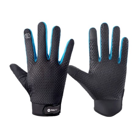 Par Guantes Fitness Fullfinger Azul | FullFit