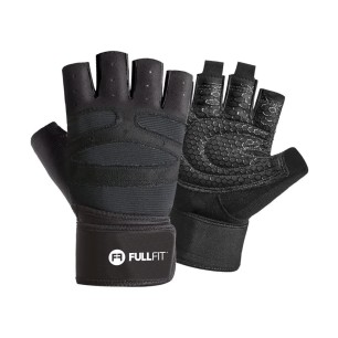 Par Guantes Fitness Defender Negro | FullFit