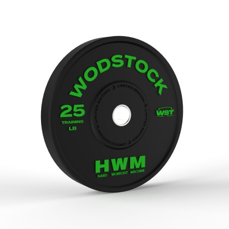 Bumper Plate 25lb Wodstock Edición Limitada (Unidad) | HWM | 2da Selección