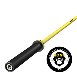 Barra Olímpica 15kg Cerakote Amarillo | KONG | 2da Selección