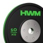 Par Bumper Plates Color Stripe 10kg | HWM®