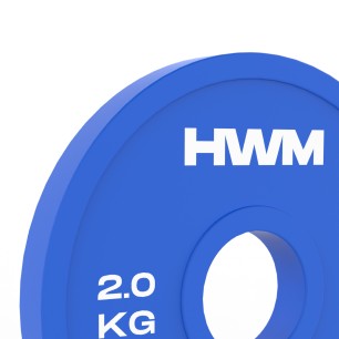 Par Discos Olímpicos Fraccionales 2.0kg | HWM®