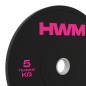 Par Bumper Plates Pink Color 5kg | HWM®