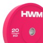 Par Bumper Plates Pink Color 20kg | HWM®