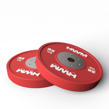 Par Bumper Plates Competición 25kg | HWM®