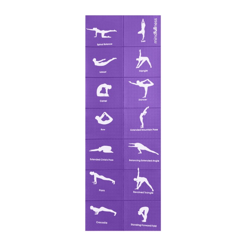Mat de Yoga Plegable 173x61cm 6mm | Mindfullness Mat de Yoga Plegable 173x61cm 6mm | Mindfullness