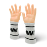 Par Muñequeras de Compresión White | HWM®