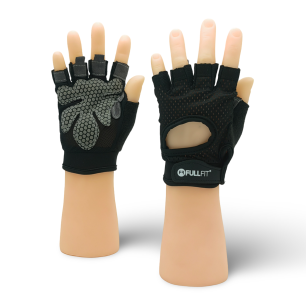 Par Guantes Fitness DryTech Negro | FullFit