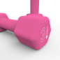 Par Mancuernas de Neopreno 3kg Rosado | FullFit