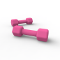 Par Mancuernas de Neopreno 3kg Rosado | FullFit