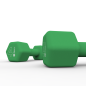 Par Mancuernas de Neopreno 4kg Verde | FullFit