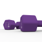 Par Mancuernas de Neopreno 5kg Morado | FullFit