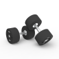 Par Mancuernas Pu 35kg | Obelix