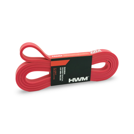 Banda de Resistencia X-Light 13mm 25lbs Rojo | HWM®