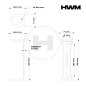 Soporte de Barra x1 Accesorio Delta | HWM® Soporte de Barra x1 Accesorio Delta | HWM®