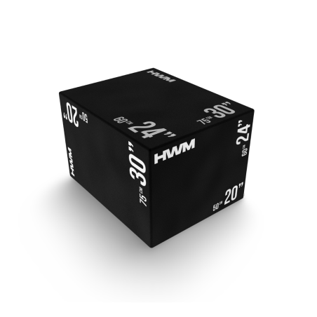 Cajón Pliométrico Acolchado 3 en 1 (75x50x60cm) - 2da Selección | HWM®