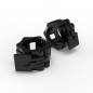 Par Collarines Olímpicos de PVC 50mm Negro | HWM® Par Collarines Olímpicos de PVC 50mm Negro | HWM®