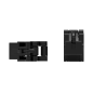 Par Collarines Olímpicos de PVC 50mm Negro | HWM® Par Collarines Olímpicos de PVC 50mm Negro | HWM®