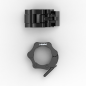 Par Collarines Olímpicos de PVC 50mm Negro | HWM® Par Collarines Olímpicos de PVC 50mm Negro | HWM®