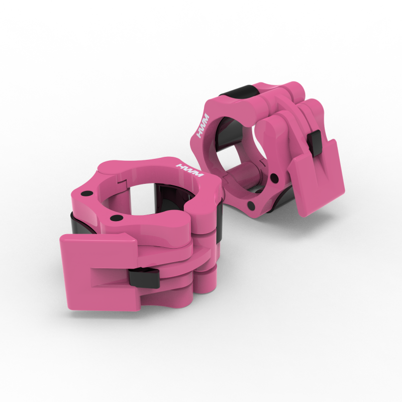 Par Collarines Olímpicos de PVC 50mm Rosado | HWM®