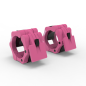 Par Collarines Olímpicos de PVC 50mm Rosado | HWM®