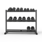 Pack 8 Pares de Mancuernas (2.5 a 20kg) + Rack | HWM® Pack 8 Pares de Mancuernas (2.5 a 20kg) + Rack | HWM®