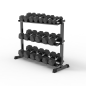 Pack 10 Pares de Mancuernas (2.5 a 25kg) + Rack | HWM® Pack 10 Pares de Mancuernas (2.5 a 25kg) + Rack | HWM®