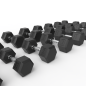Pack 8 Pares de Mancuernas Hexagonales (2.5 a 20kg) | HWM® Pack 8 Pares de Mancuernas Hexagonales (2.5 a 20kg) | HWM®