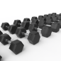 Pack 10 Pares de Mancuernas Hexagonales (2.5 a 25kg) | HWM® Pack 10 Pares de Mancuernas Hexagonales (2.5 a 25kg) | HWM®