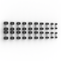 Pack 10 Pares de Mancuernas Hexagonales (2.5 a 25kg) | HWM® Pack 10 Pares de Mancuernas Hexagonales (2.5 a 25kg) | HWM®
