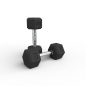 Par Mancuernas Hexagonales de Caucho 10Lbs
