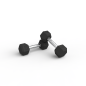Par Mancuernas Hexagonales de Caucho 5Lbs Par Mancuernas Hexagonales de Caucho 5Lbs