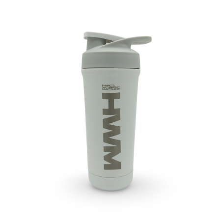 Botella Shaker Acero Inoxidable 800ml Blanco | HWM®