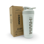Botella Shaker Acero Inoxidable 800ml Blanco | HWM® Botella Shaker Acero Inoxidable 800ml Blanco | HWM®