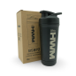 Botella Shaker Acero Inoxidable 800ml Negro | HWM® Botella Shaker Acero Inoxidable 800ml Negro | HWM®