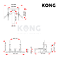 Powerlifting Combo Rack Heavy Duty | KONG Powerlifting Combo Rack Heavy Duty | KONG