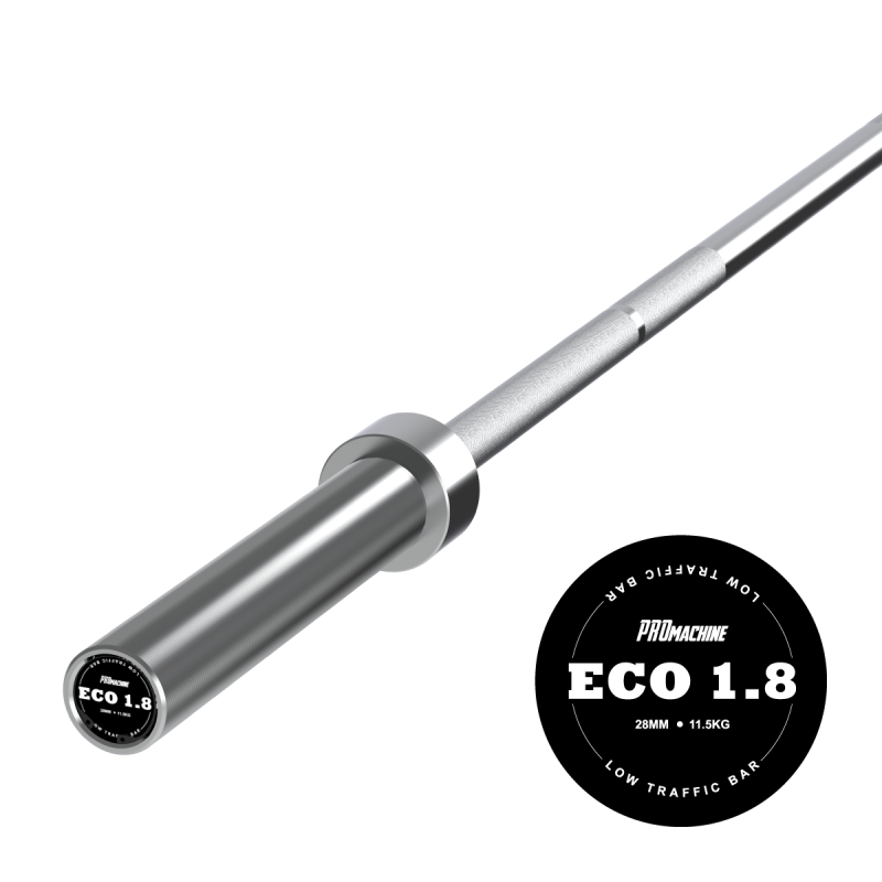 Barra Olímpica 11.5kg 180cm Eco Serie | PROmachine Barra Olímpica 11.5kg 180cm Eco Serie | PROmachine