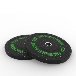Par Crumb Bumper Plates 25lb - 2da Selección | HWM®