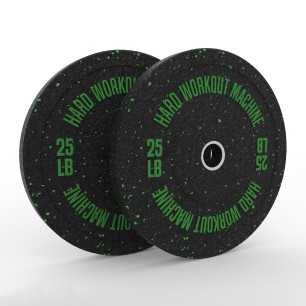 Par Crumb Bumper Plates 25lb - 2da Selección | HWM®