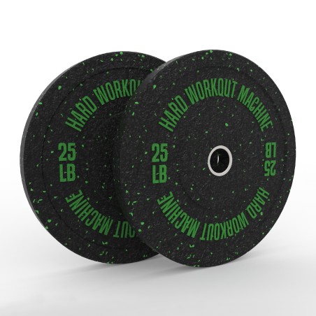 Par Crumb Bumper Plates 25lb - 2da Selección | HWM®
