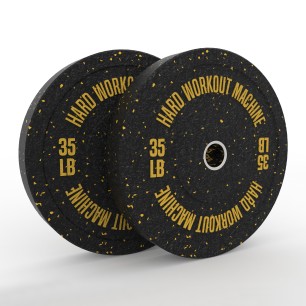 Par Crumb Bumper Plates 35lb - 2da Selección | HWM®