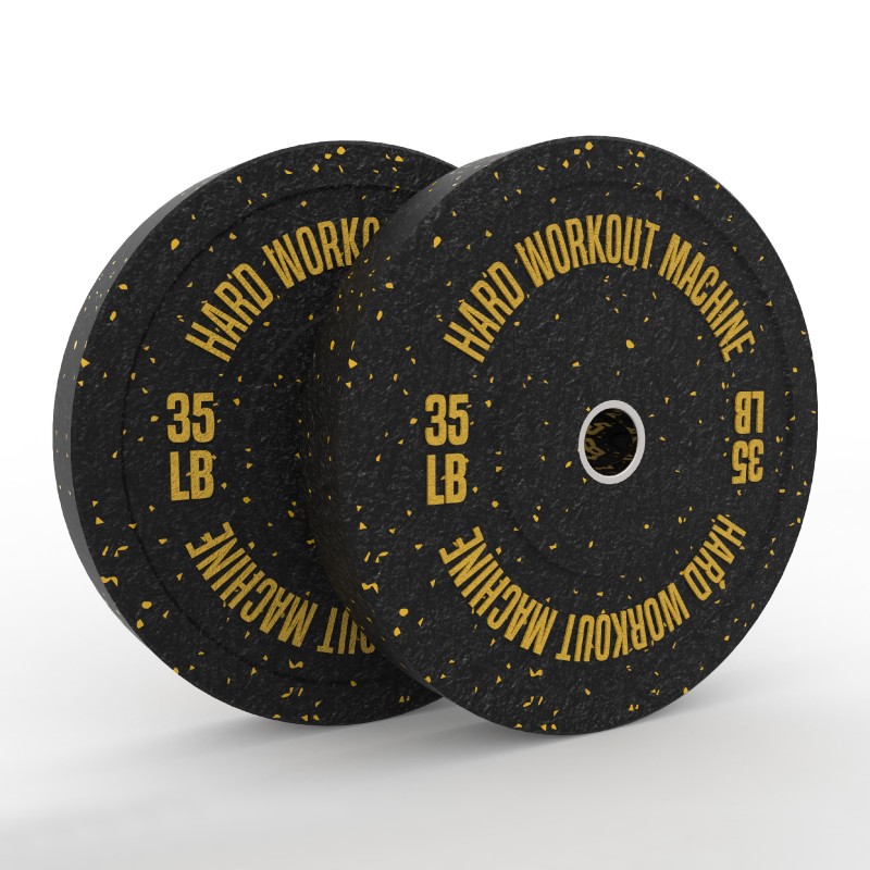 Par Crumb Bumper Plates 35lb - 2da Selección | HWM® Par Crumb Bumper Plates 35lb - 2da Selección | HWM®