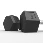 Par Mancuernas Hexagonales de Caucho 25kg - 2da Selección | HWM® Par Mancuernas Hexagonales de Caucho 25kg - 2da Selección | HWM®