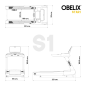 Trotadora Comercial S1 Series TFT Touch | Obelix® Trotadora Comercial S1 Series TFT Touch | Obelix®
