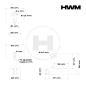 Asiento Polea Accesorio Alpha | HWM®