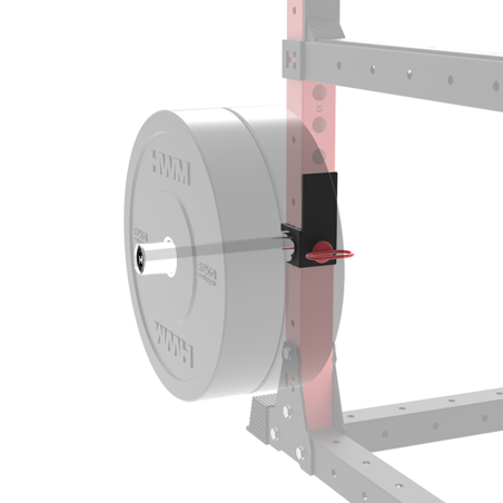 Par Soportes de Discos Olímpicos Accesorio Alpha | HWM®