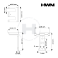 Soporte de Barra x2 Accesorio Alpha | HWM®